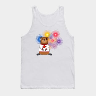 Canadian Pride, Canada Day Kids Beaver Tank Top